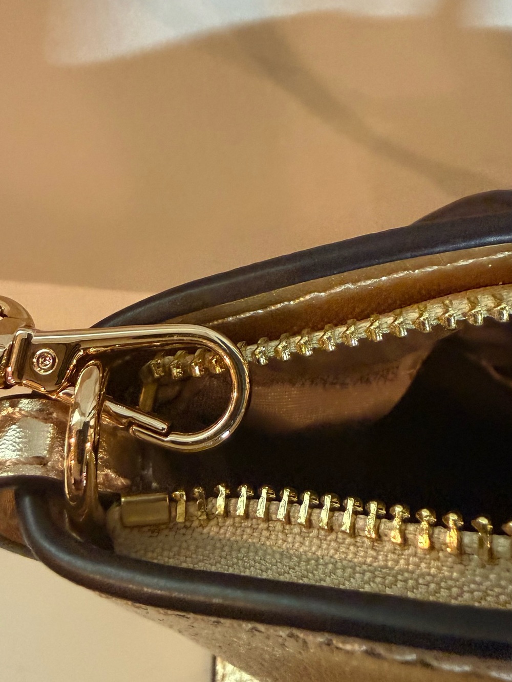 Avril Extra-Small Metallic Leather Satchel - Picture 5 of 10